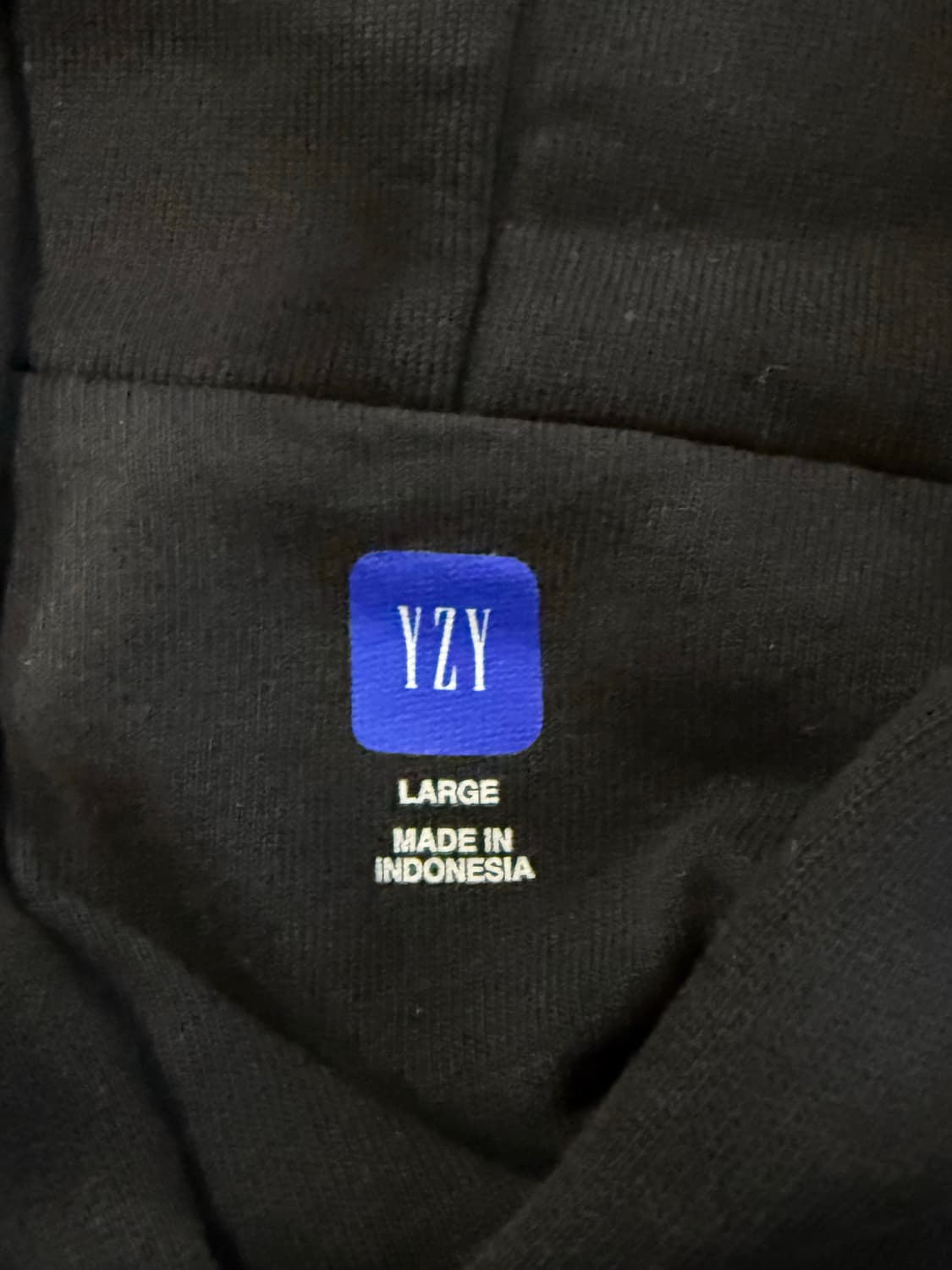 YZY 이지 갭 후드집업 블랙 L 상품이미지3