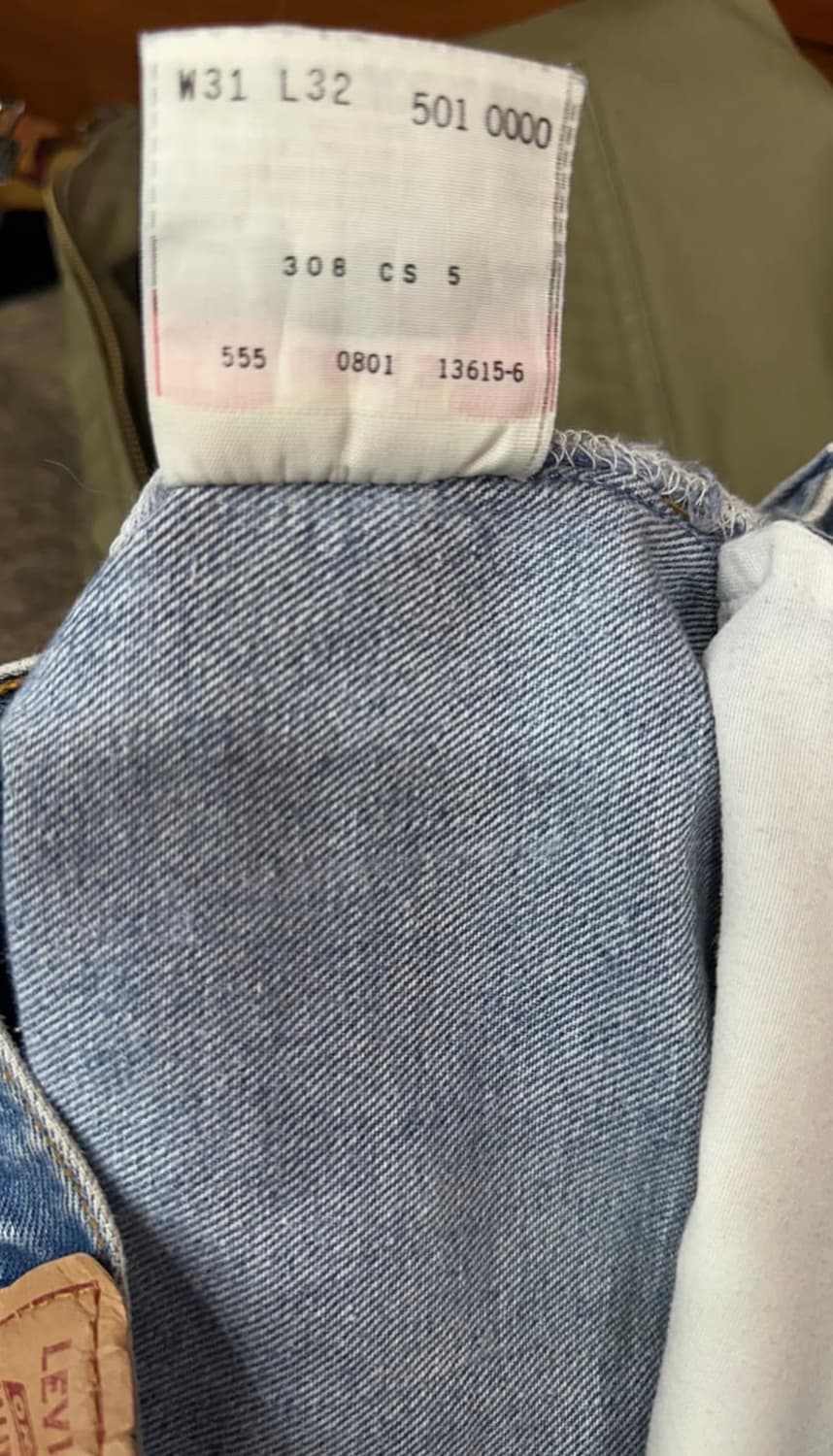 90s 빈티지 리바이스 501 29size 상품이미지6