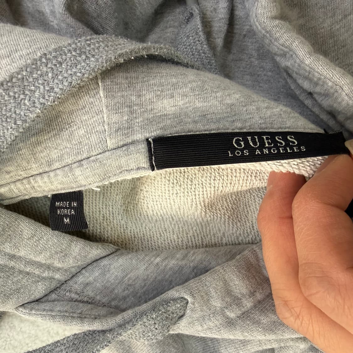 M 게스 레터링 후드집업 0304T 상품이미지3