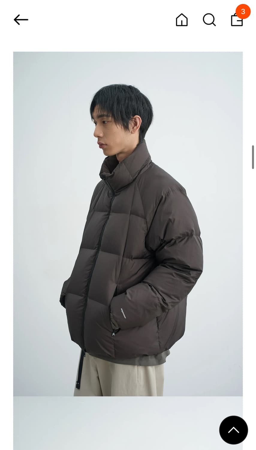 고요웨어 스너글 구스다운 에스프레소 XL 상품이미지4