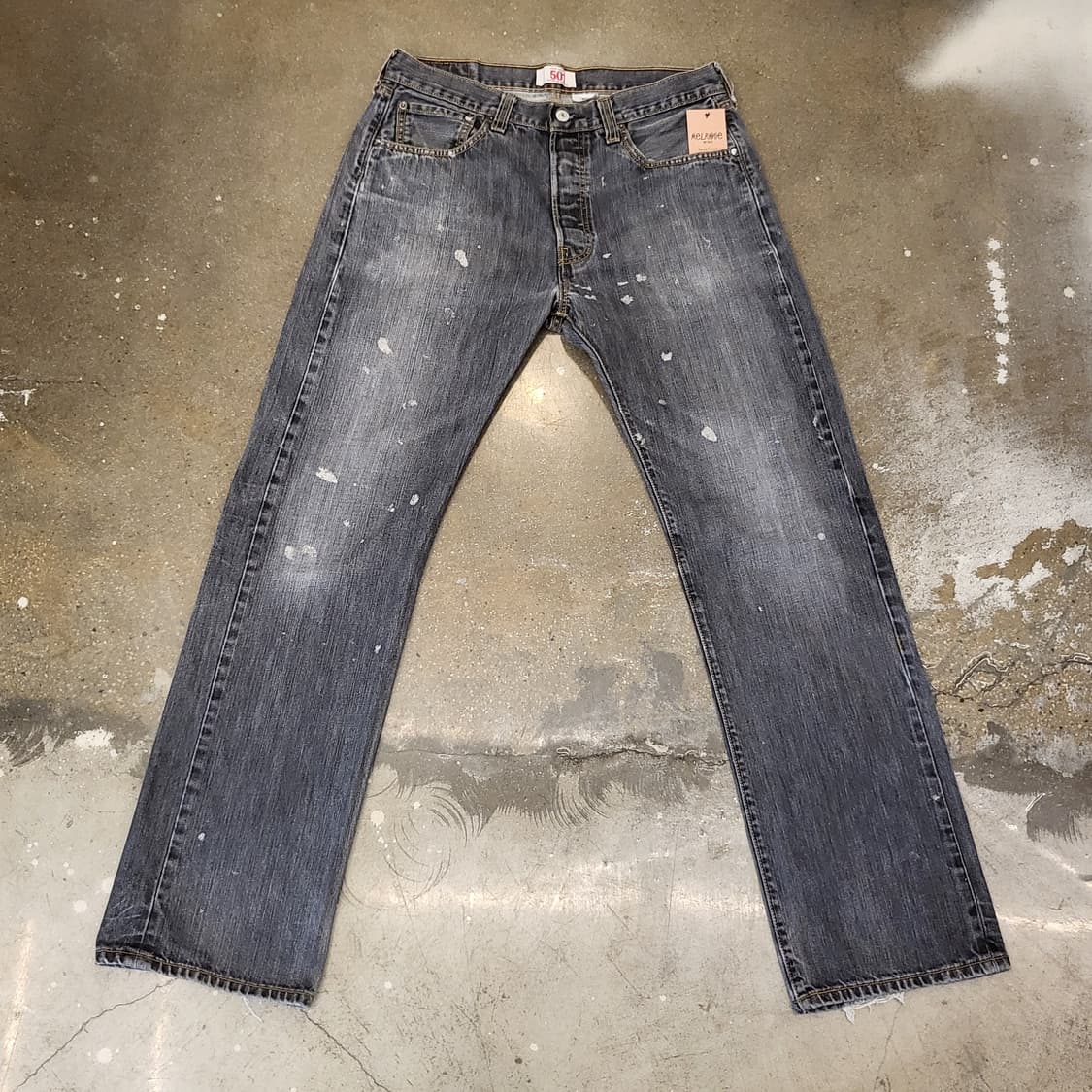 Levi's 오리지널 리바이스 501 워싱 데님 상품이미지1