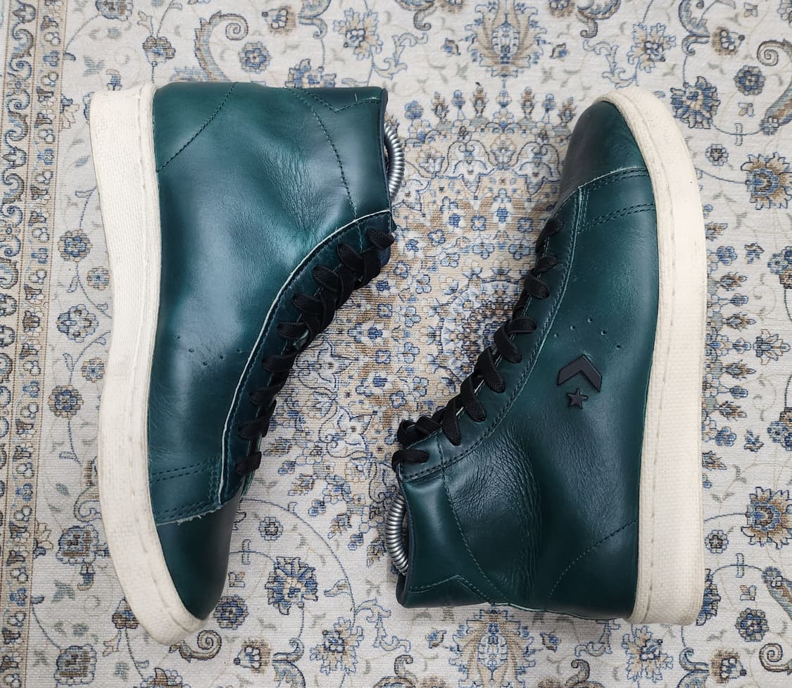 컨버스 X 호윈 레더 프로 레더 하이 리옹스 240mm 상품이미지7