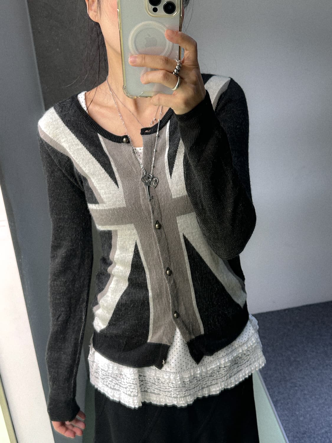 dot lace sleeveless 상품이미지4