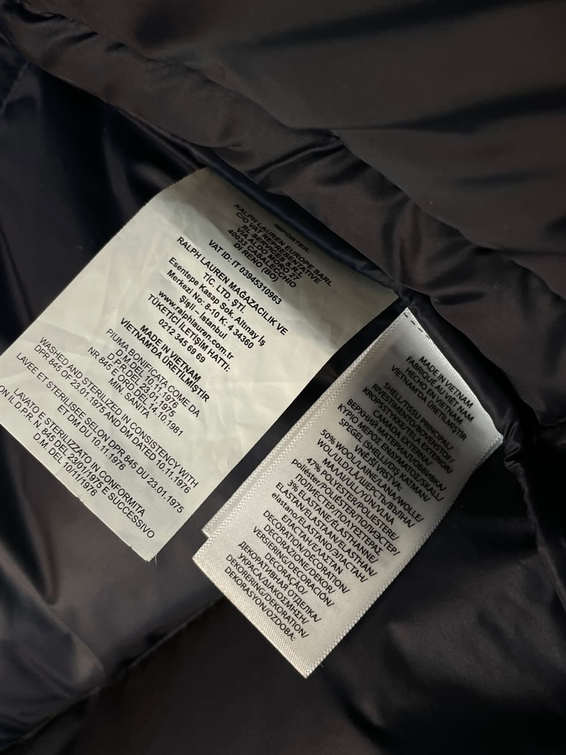 폴로 랄프로렌 블랙와치 울 다운 파카 상품이미지10