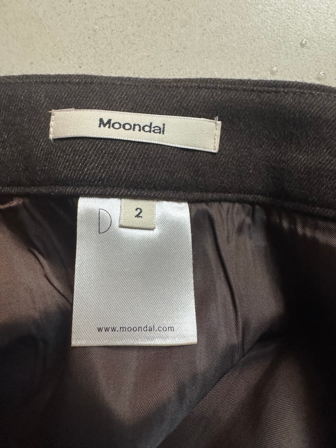 문달 색스니 울100 스커트 상품이미지3