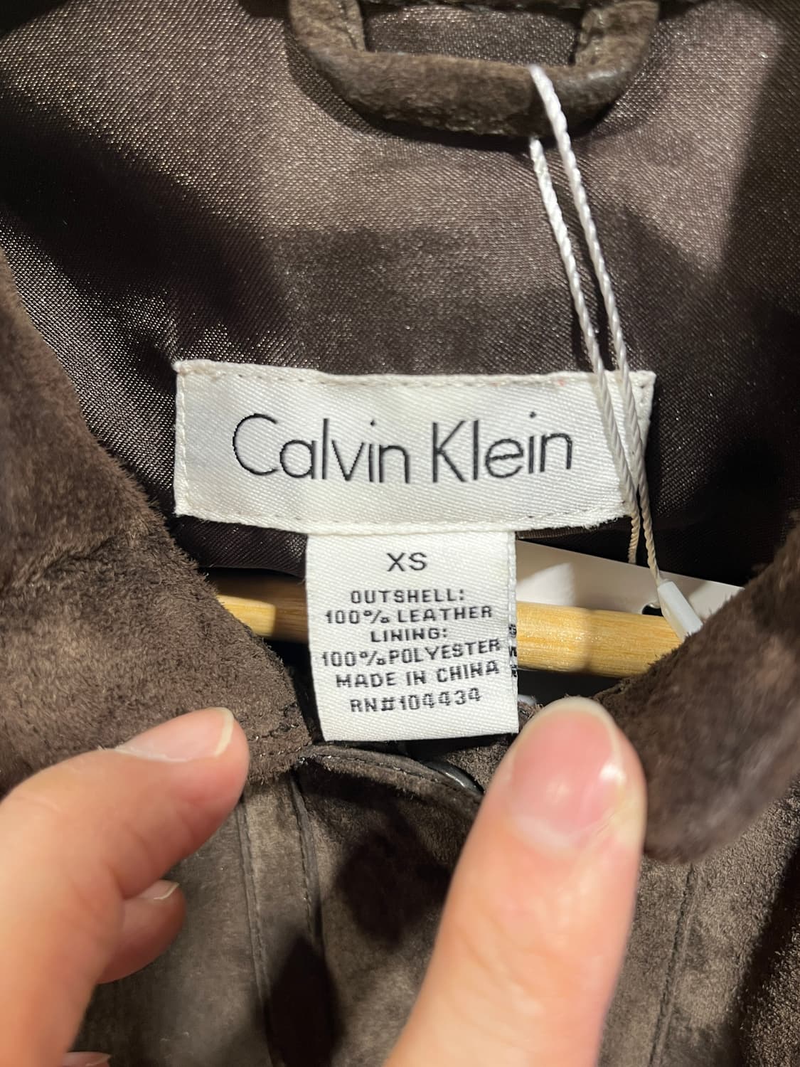 캘빈 클라인 리얼 스웨이드 자켓 상품이미지7