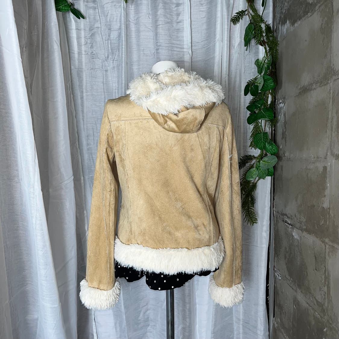 갸루 퍼 스웨이드 떡볶이 코트 상품이미지6