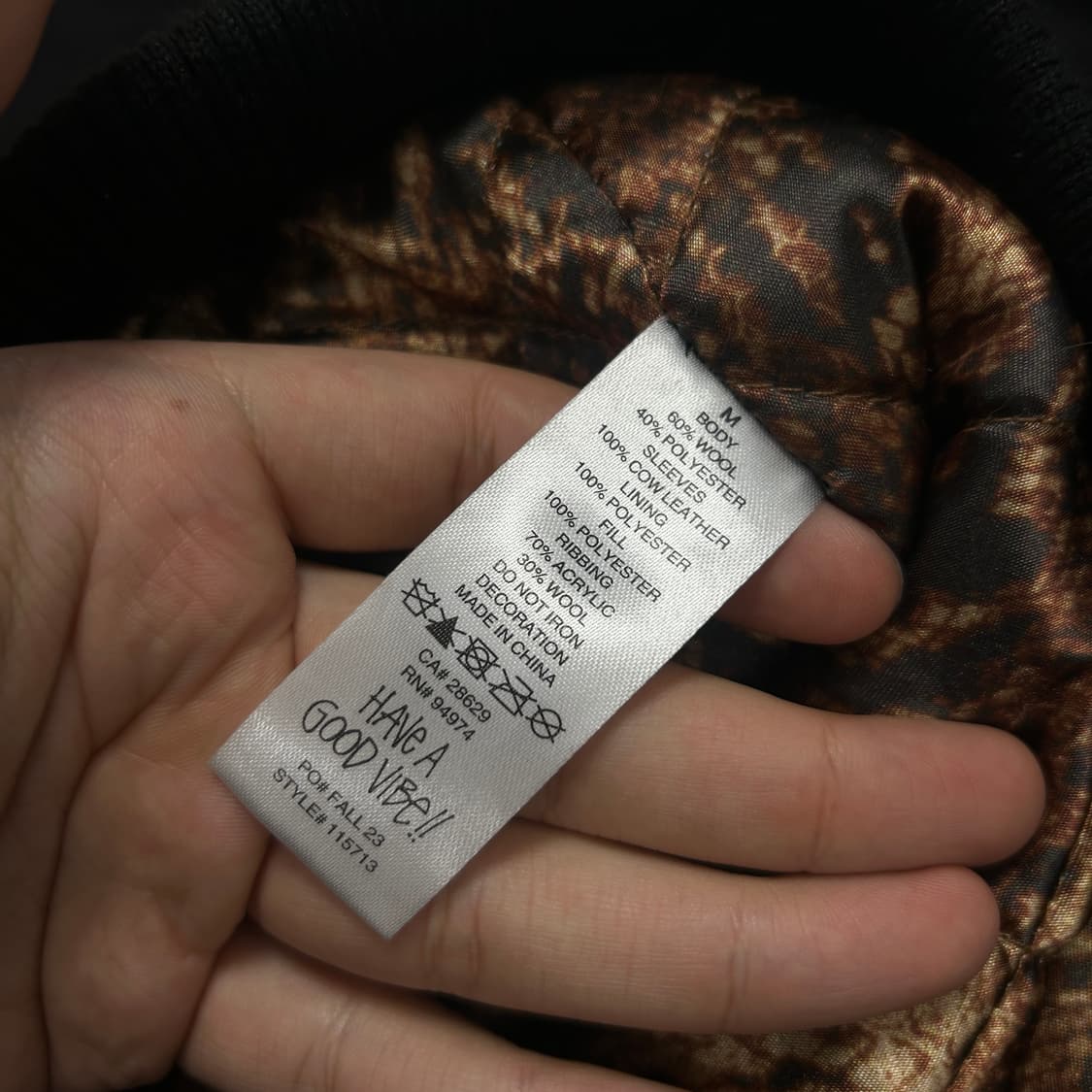 스투시 80 울 바시티 자켓(M) 상품이미지5