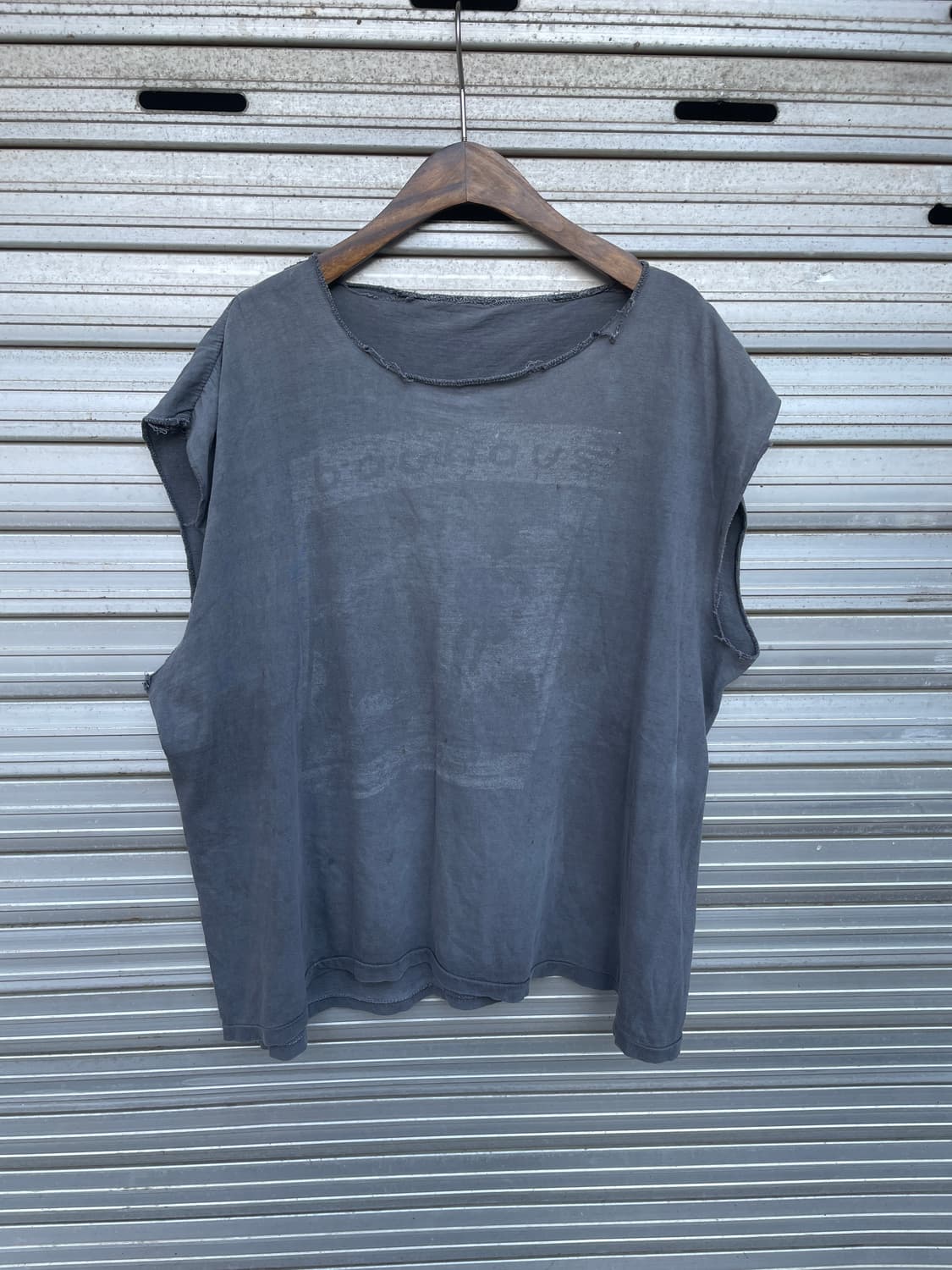Rare!)90s Bauhaus paper-thin tee not ERD 상품이미지4