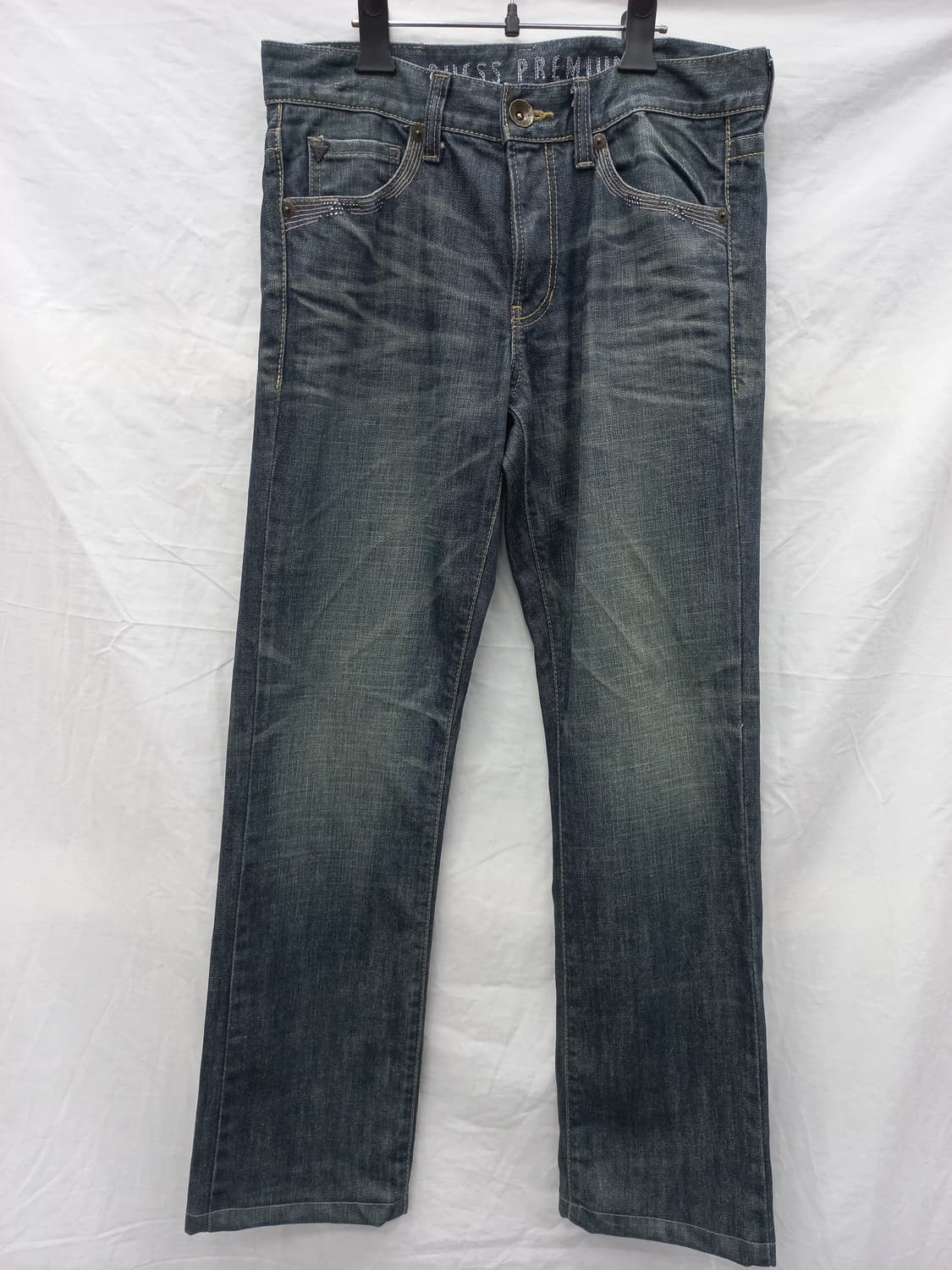 Guess Premium y2k 큐빅 청바지  허리 30 상품이미지4