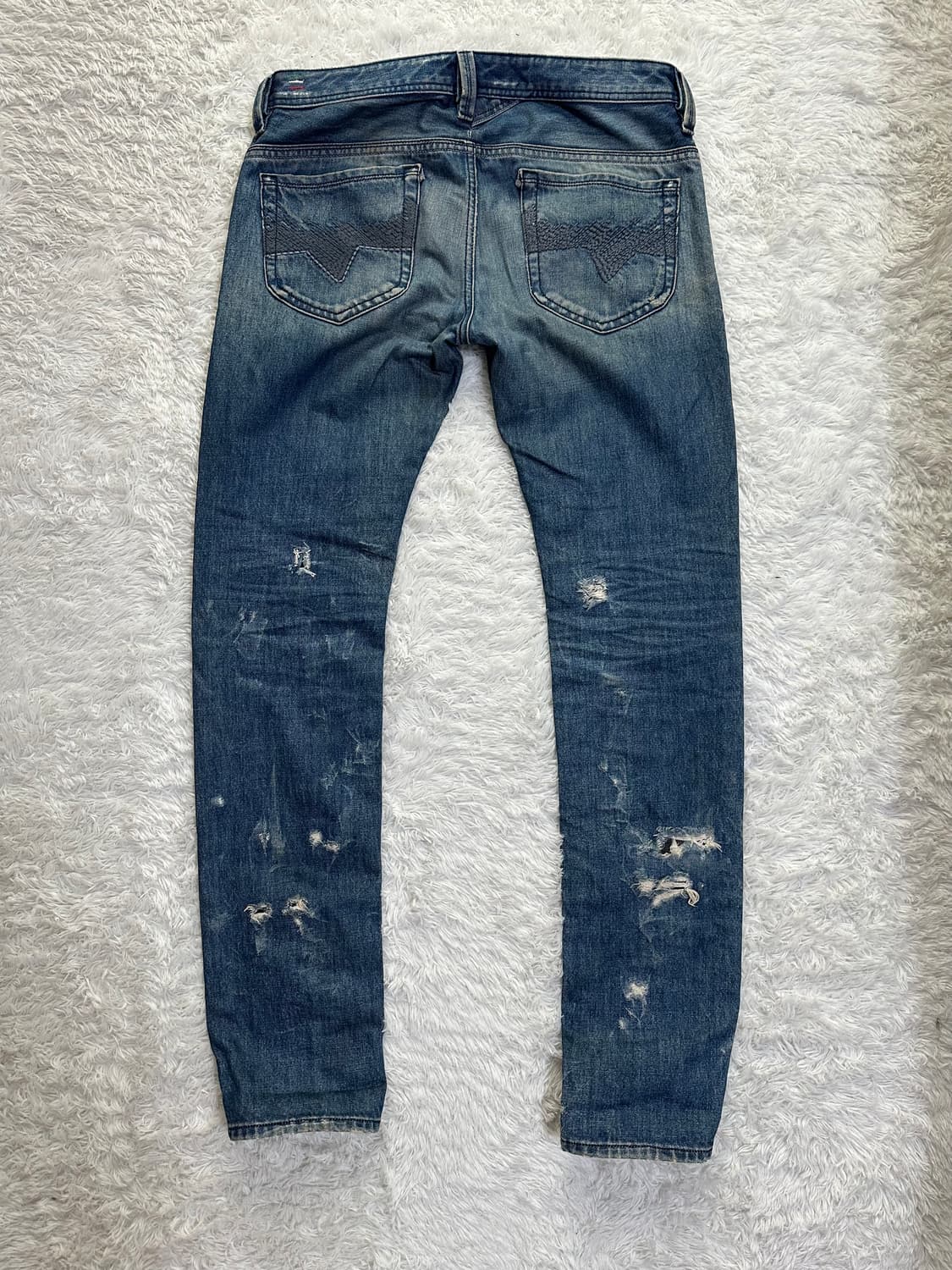 디젤 THANAZ 데미지 청바지 33사이즈 상품이미지5
