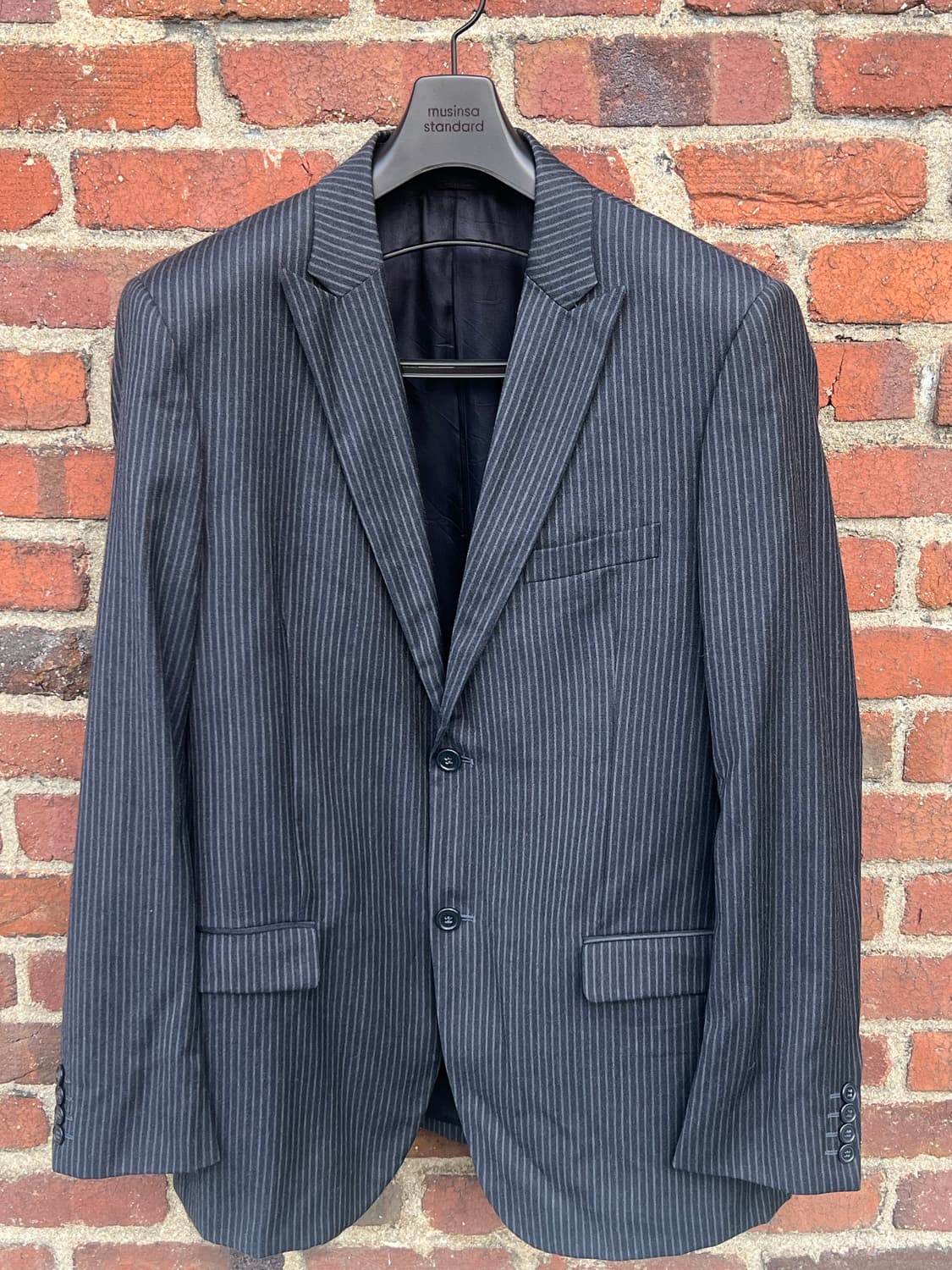 [ITALY MADE] 캘빈클라인 컬렉션 핀스트라이프 버진울 셋업 상품이미지4