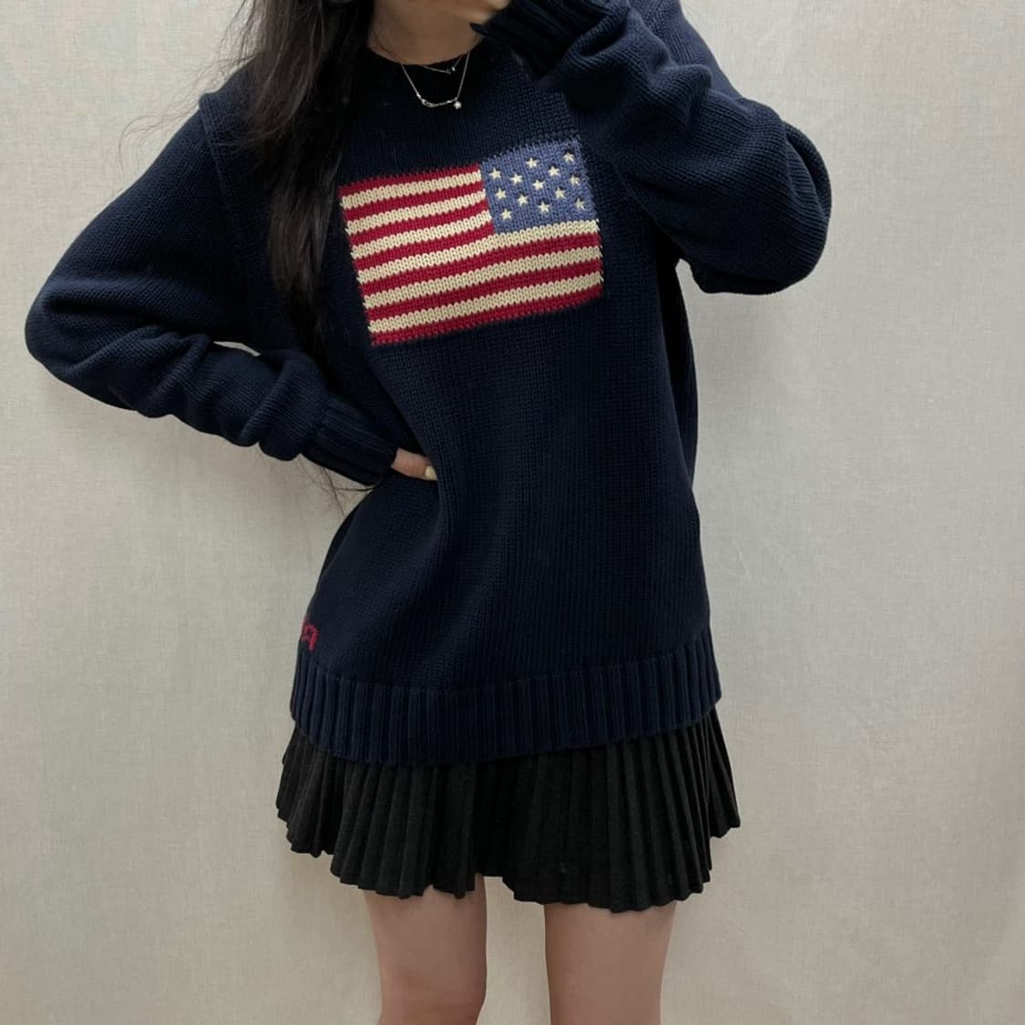 폴로 랄프 로렌 성조기 니트/#3616 상품이미지2