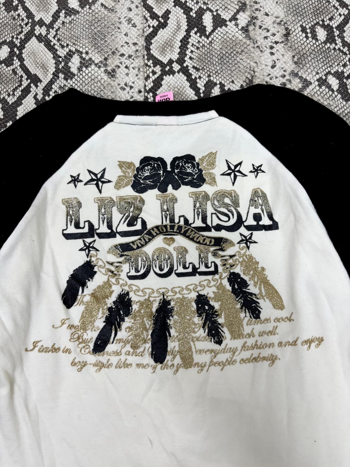 “Liz Lisa” Y2K mood Printing Slim Fit Te 상품이미지8