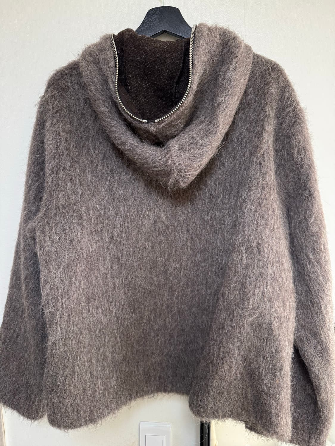 아워레가시 모헤어 풀 집 후드 상품이미지3