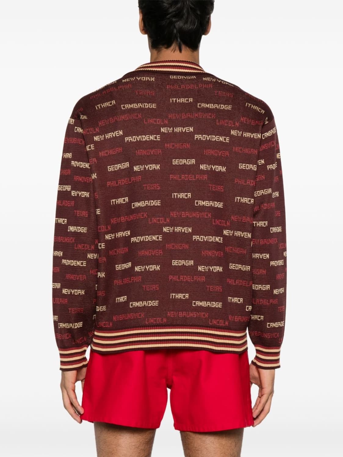 [S,M,XL]보디 BODE Gridiron Quarter 집업 니트 상품이미지2