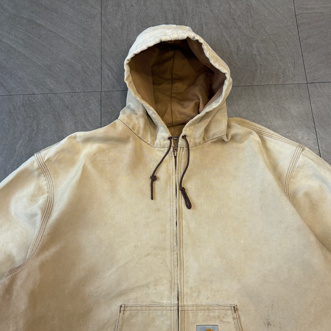 칼하트 정품 미국 생산 베이지 액티브 자켓 상품이미지3