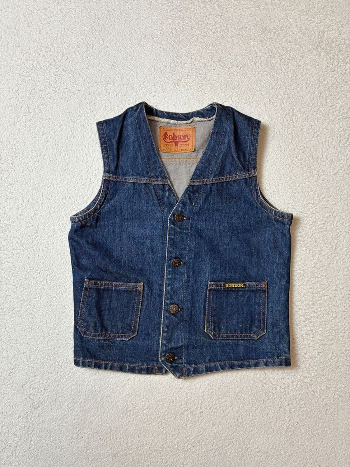 BOBSON 웨스턴 데님 베스트 PN7132 상품이미지1