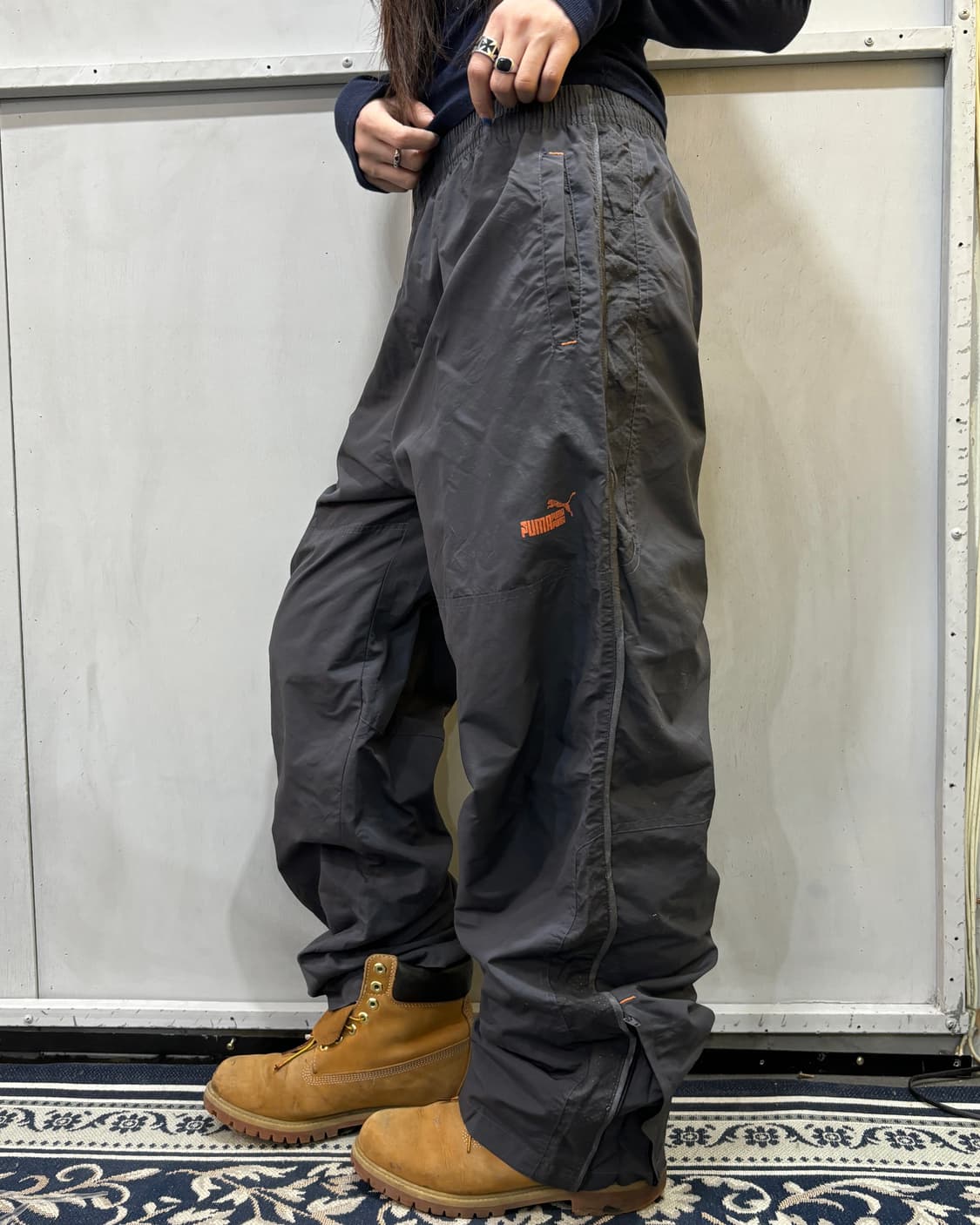  90s PUMA 그레이 트랙 팬츠 상품이미지1