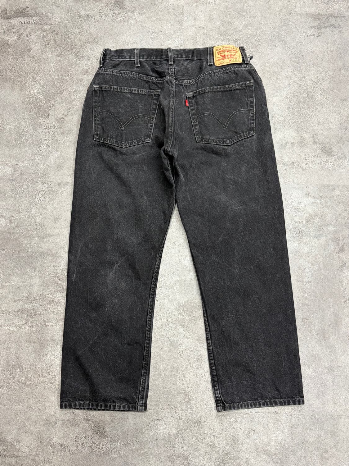 00s 리바이스 Levis 505 블랙 데님 팬츠 상품이미지5