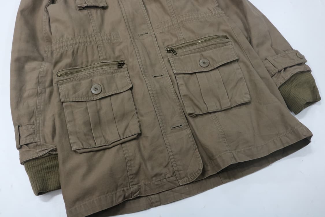 르쿠르 블랑 2way 밀리터리 야상 상품이미지5