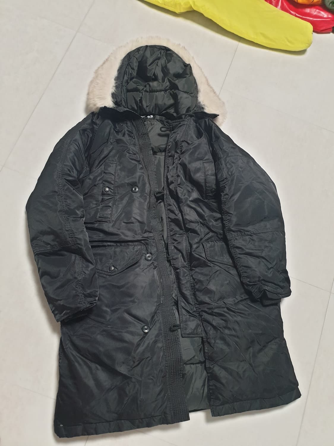 빈티지 롱패딩  105size 상품이미지1
