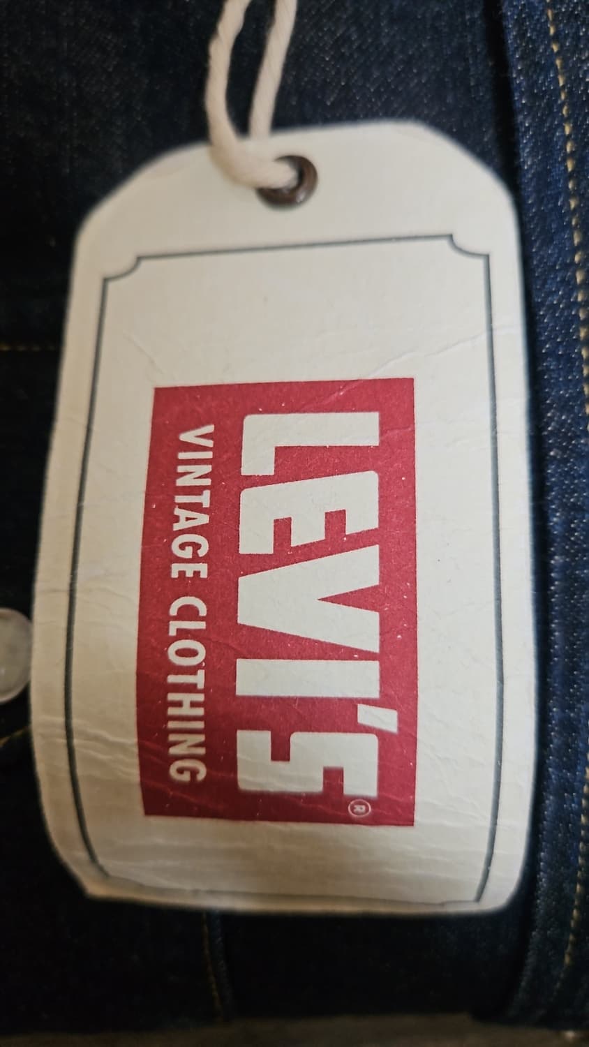 리바이스 LVC 1955 쏘우투스 데님 셔츠 러프 린스 S 상품이미지4