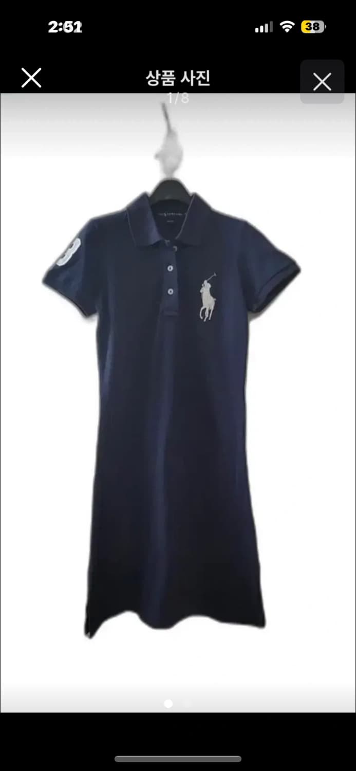 POLO RALPH LAUREN 폴로 랄프로렌 빅포니 여성 반팔원피스 상품이미지1