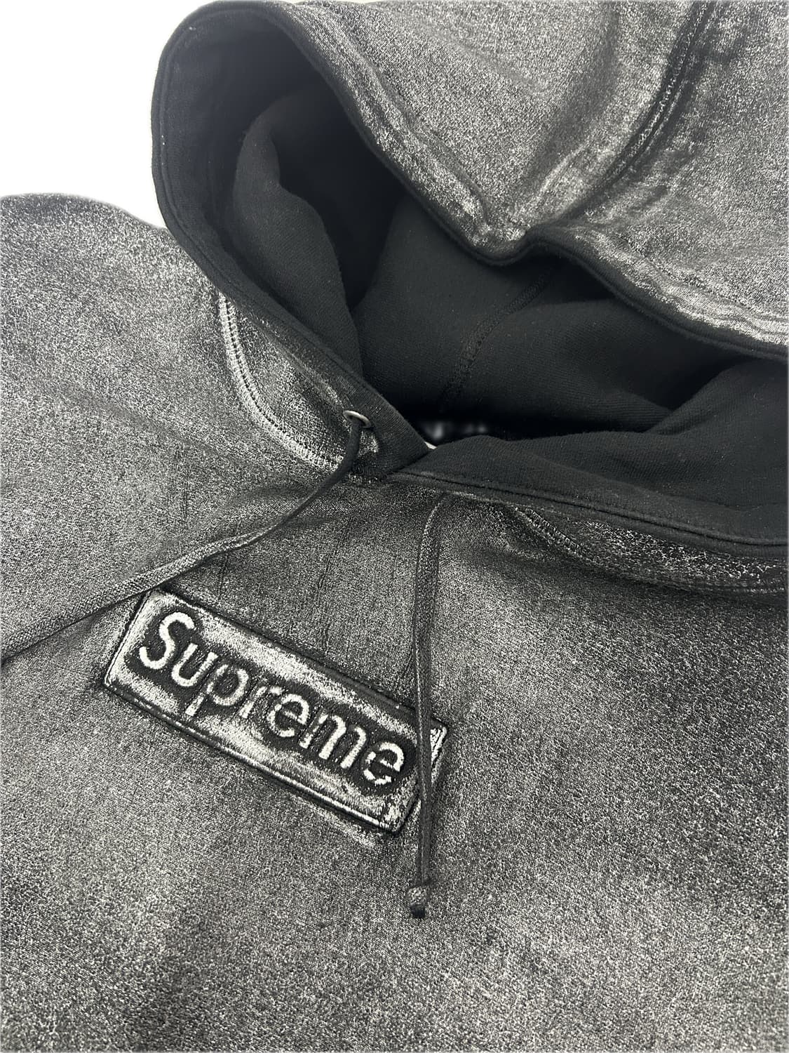 슈프림 메탈릭 박스 로고 후드티 상품이미지4