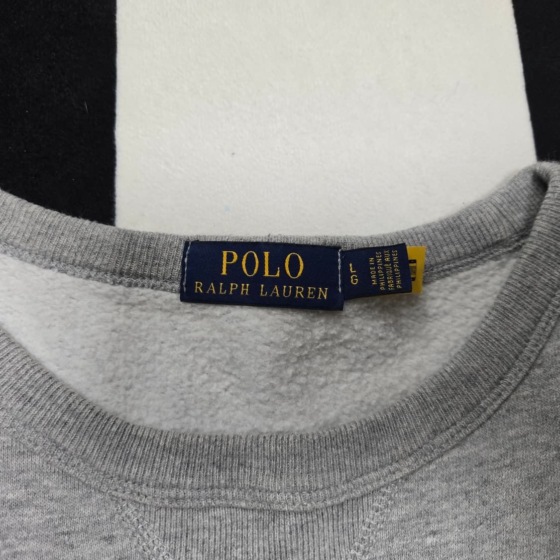 L 폴로랄프로렌 스펠아웃 아치 스웻셔츠 맨투맨 그레이 상품이미지3