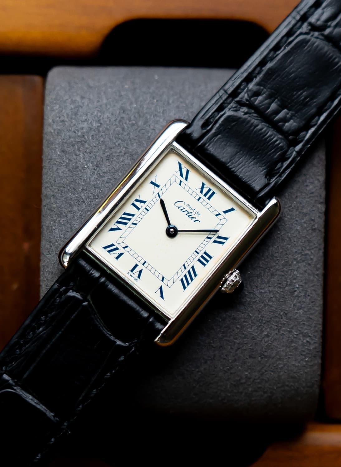 까르띠에 머스트 탱크 lm 쿼츠 빈티지 시계 상품이미지1