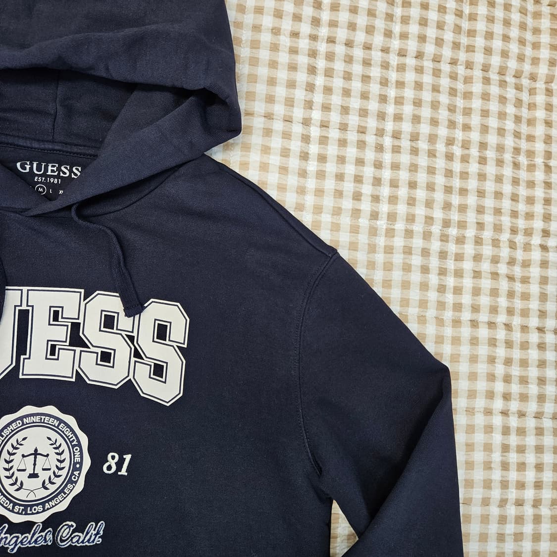 게스 춘추 후드티 남자100 상품이미지3