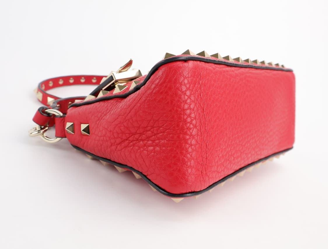 발렌티노 가라바니 락스터드 미니 크로스바디 백 레드 상품이미지5