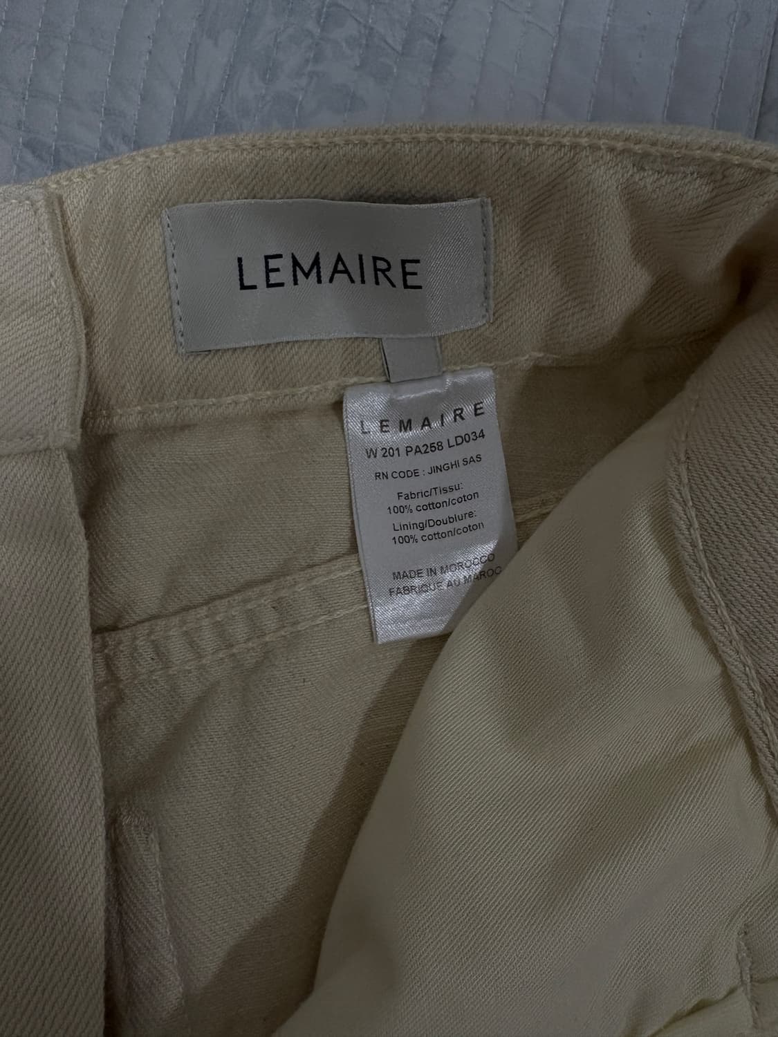 Lemaire 바지 상품이미지1
