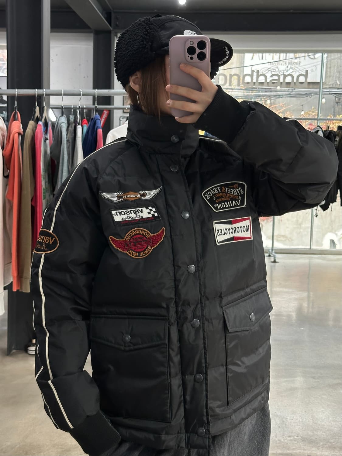 벤슨 Motorcycles 패딩 점퍼 상품이미지1