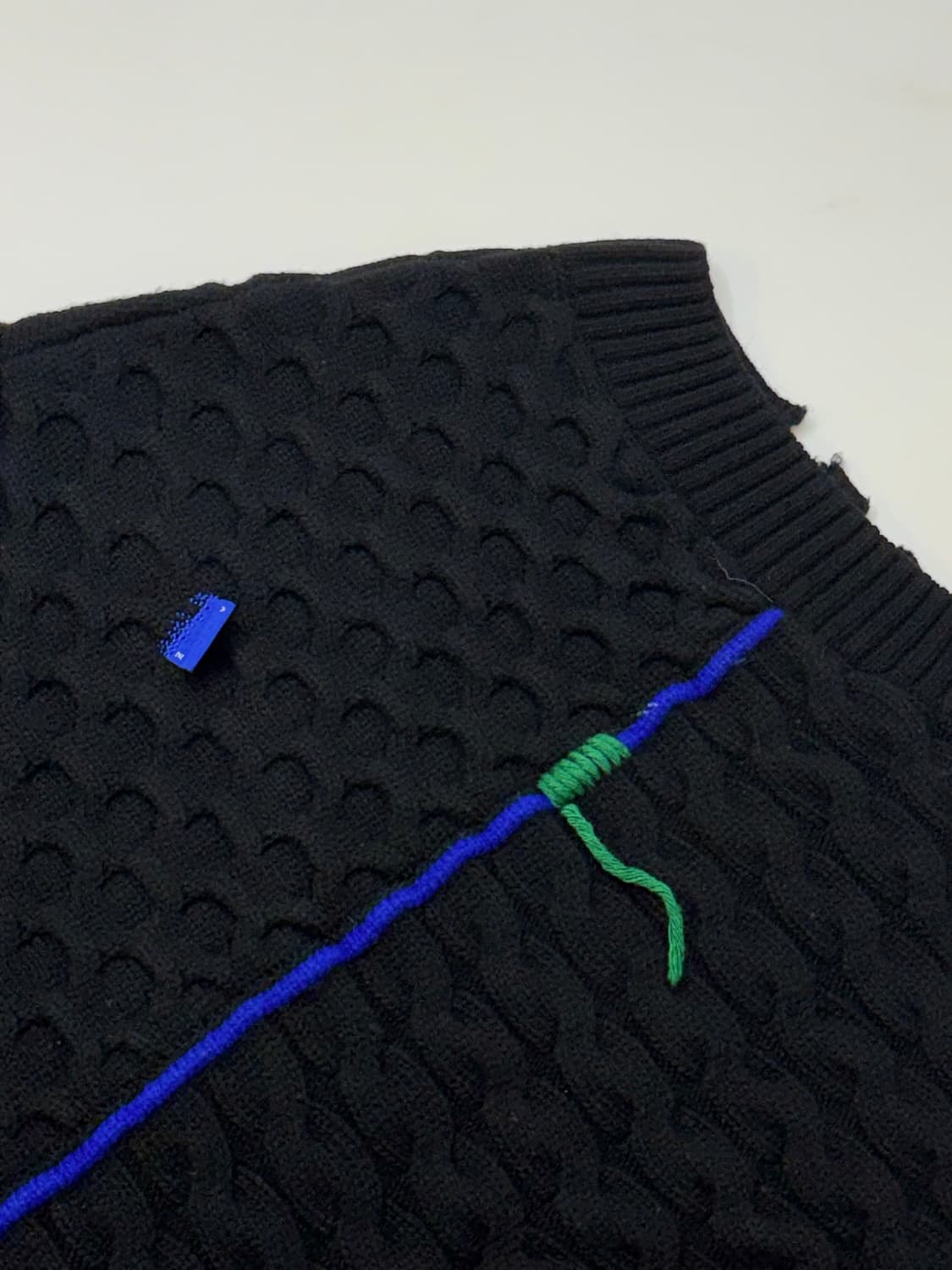 자라 x 아더에러 블랙컬러 오버사이즈 니트 베스트 상품이미지7