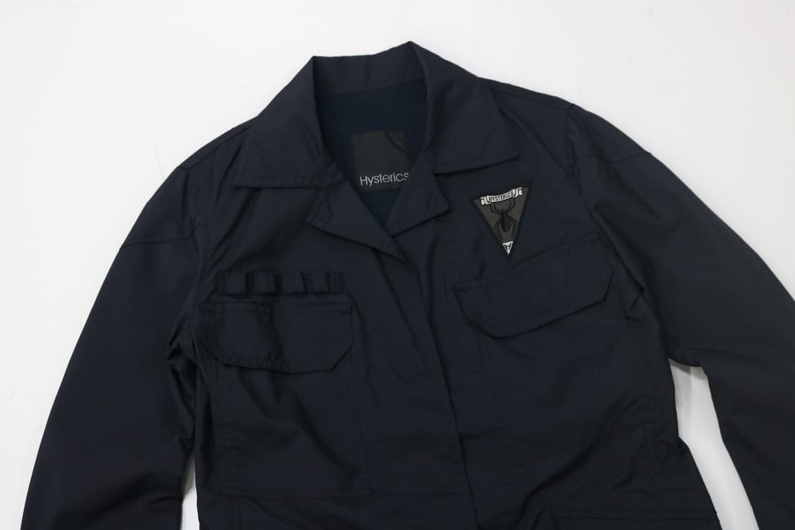 히스테릭스글래머 빈티지 스파이더 패치 네이비 필드 자켓 상품이미지3