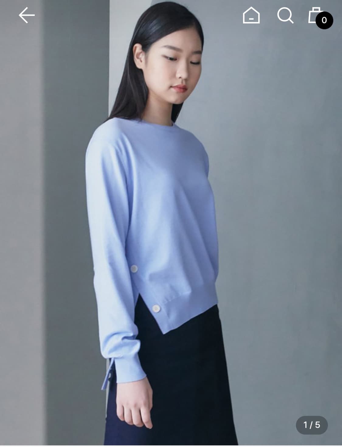 구호플러스 라운드넥 니트 상품이미지1