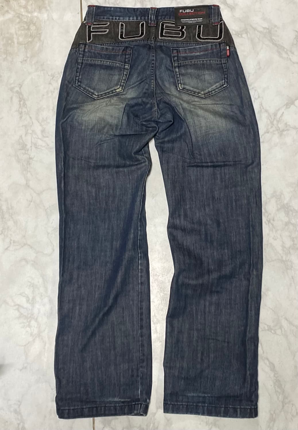 FUBU 푸부 올드스쿨 데님 힙합 바지 30인치 상품이미지3