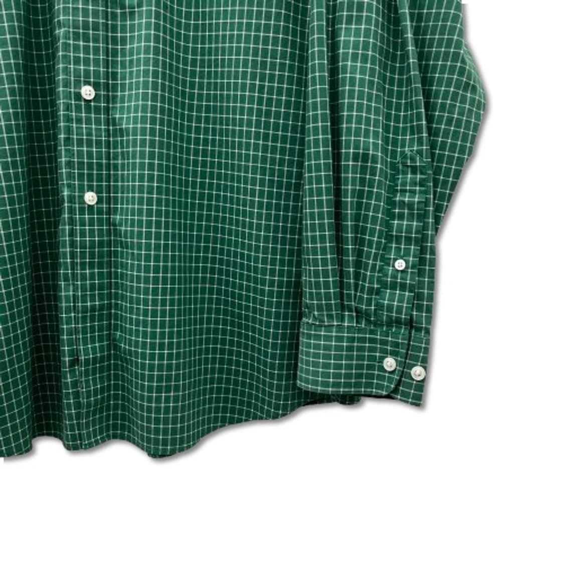 L.L.Bean 버튼 다운 카라 그린 체크 셔츠 상품이미지4