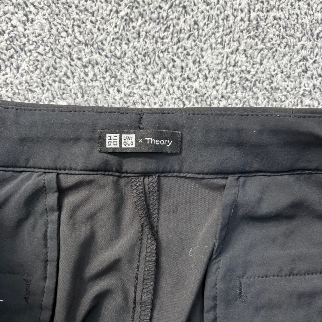 XL 유니클로x띠어리 캐주얼 핀턱 슬랙스 0304J 상품이미지4