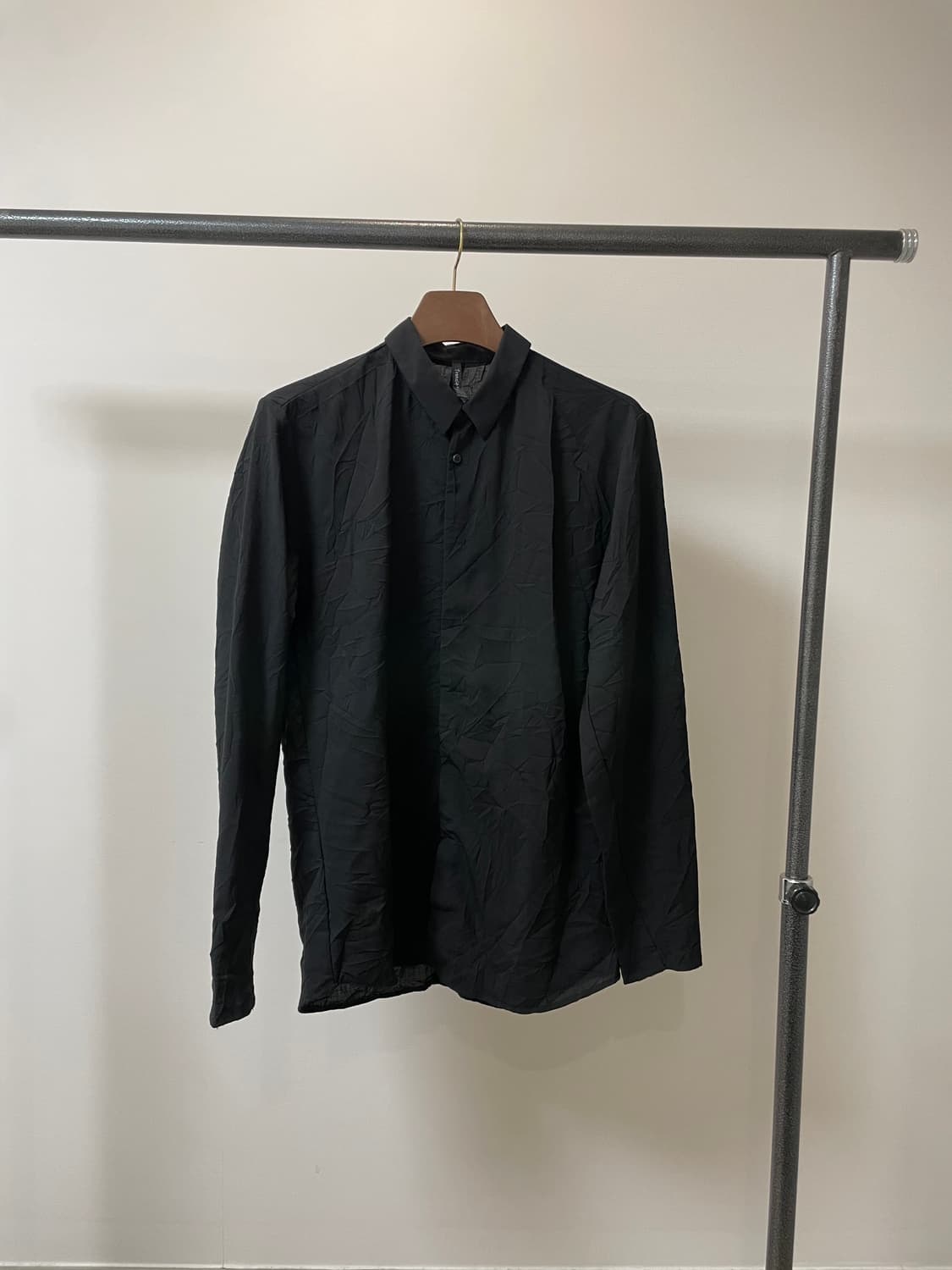 (M) Transit 트랜짓 크링클 울 린넨 셔츠 상품이미지1