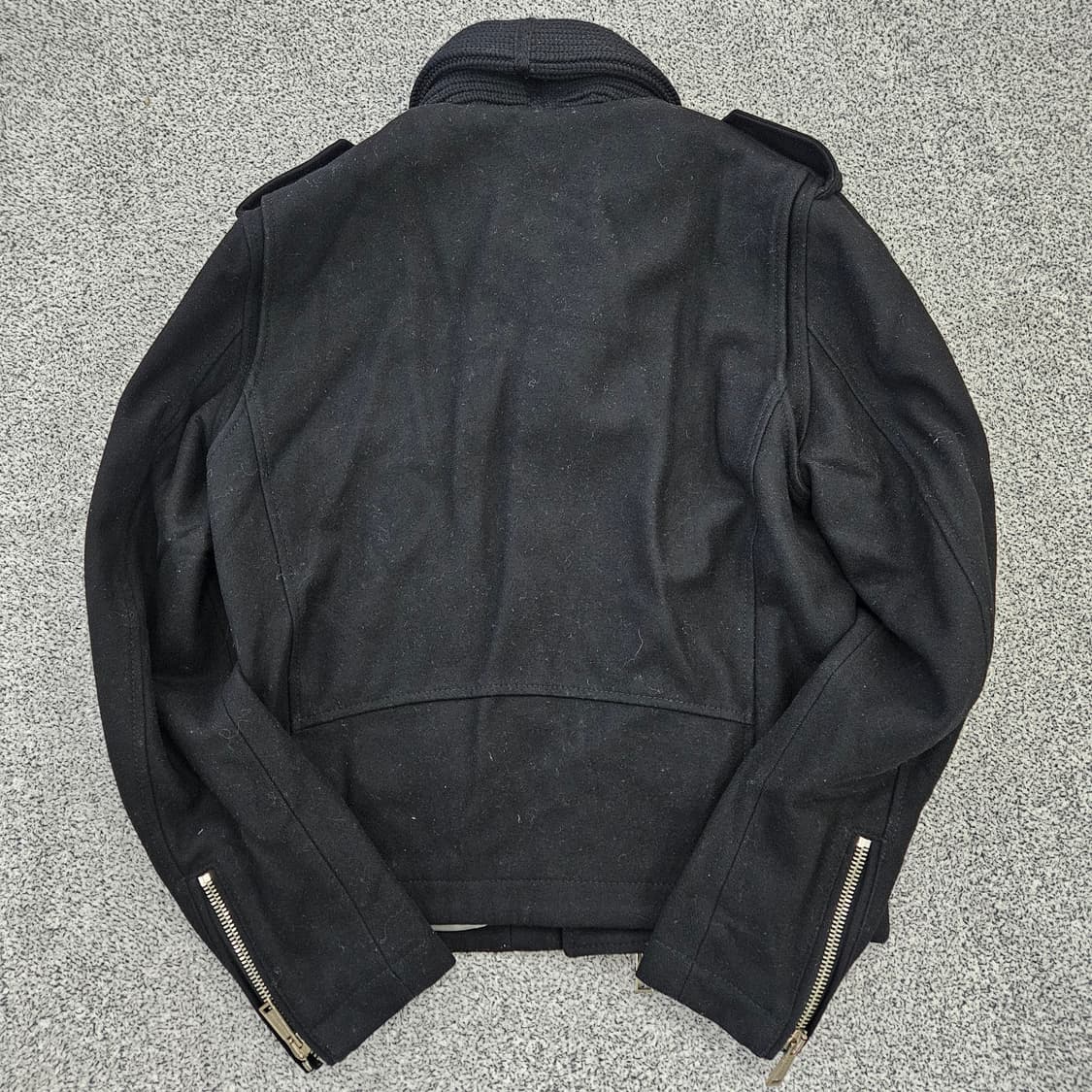 [50] 디스퀘어드2 숄카라 스웨이드 울 바이커 자켓 0102YH1 상품이미지4