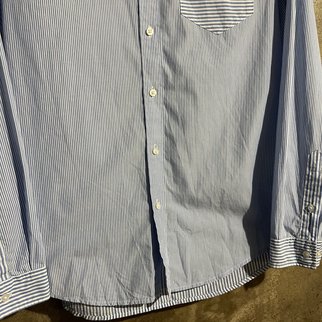 라코스테 스트라이프 셔츠 상품이미지3