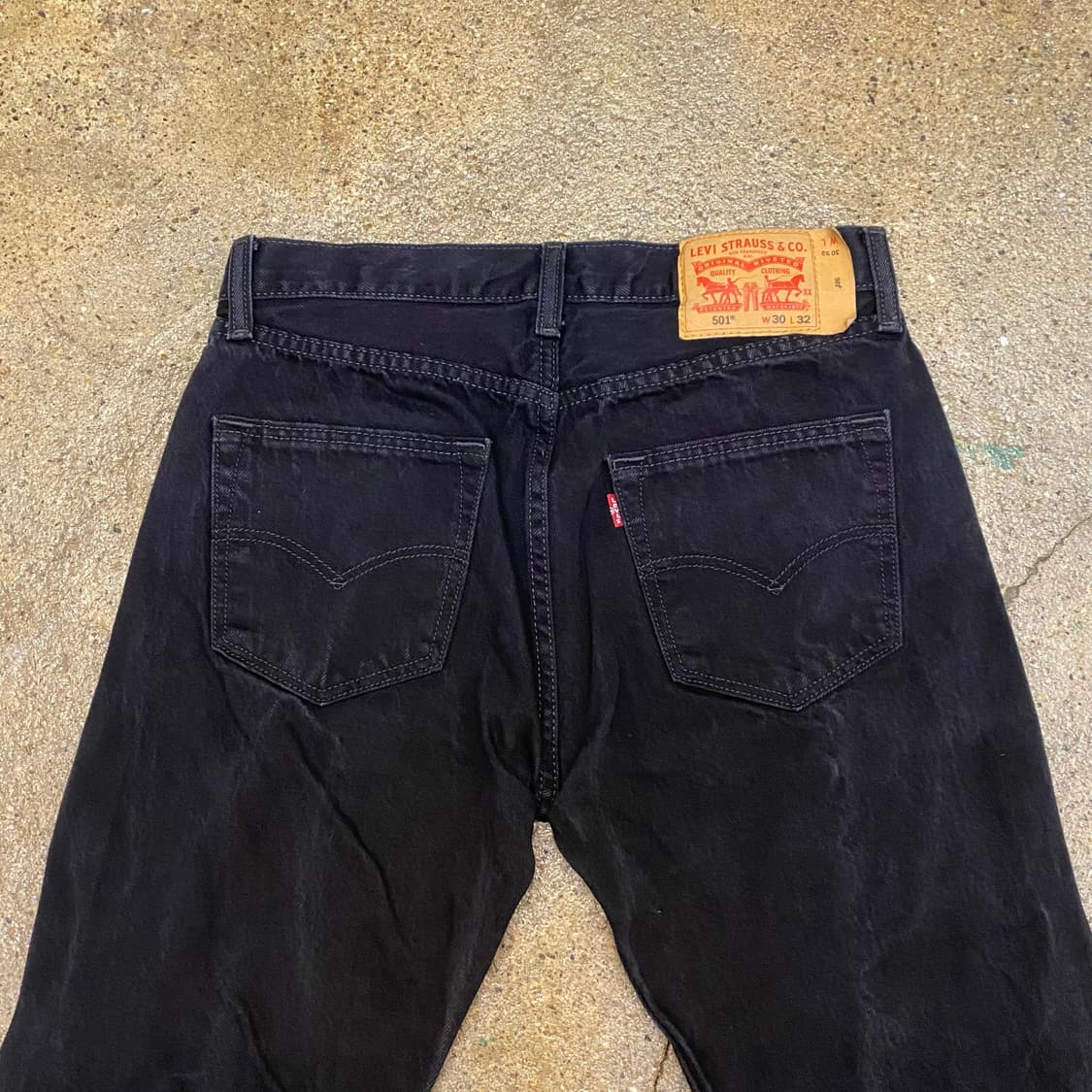 미국 빈티지 리바이스 501 블랙진 청바지 상품이미지6