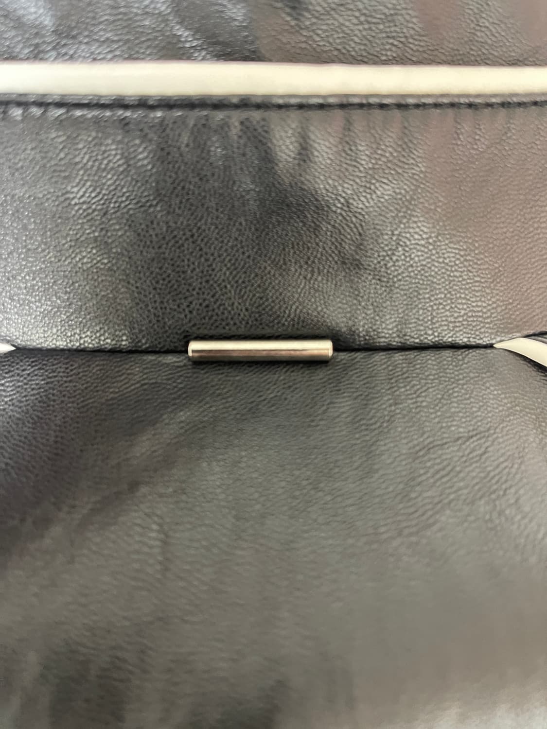 시스템옴므 가죽자켓 레더 컬러 라인 바이커 점퍼 (시옴) 상품이미지7