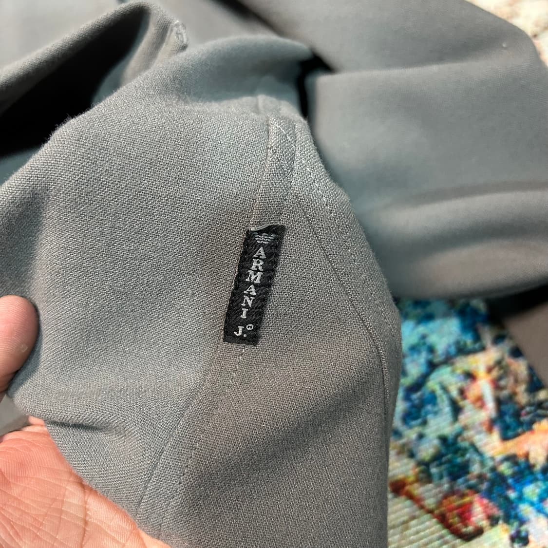 [M] 90s 아르마니 made in italy 셔츠자켓 상품이미지7