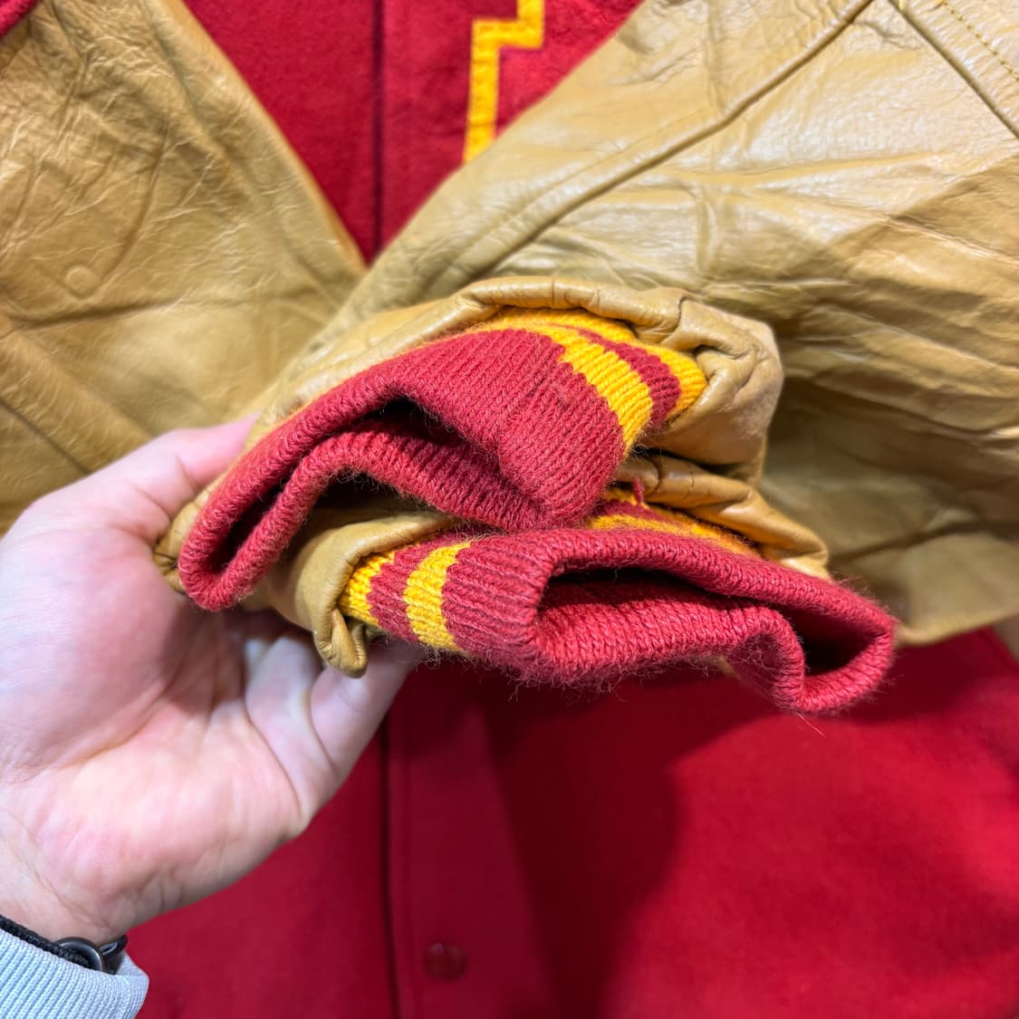 [L] USA VINTAGE 90's 빈티지 바시티 자켓 상품이미지4