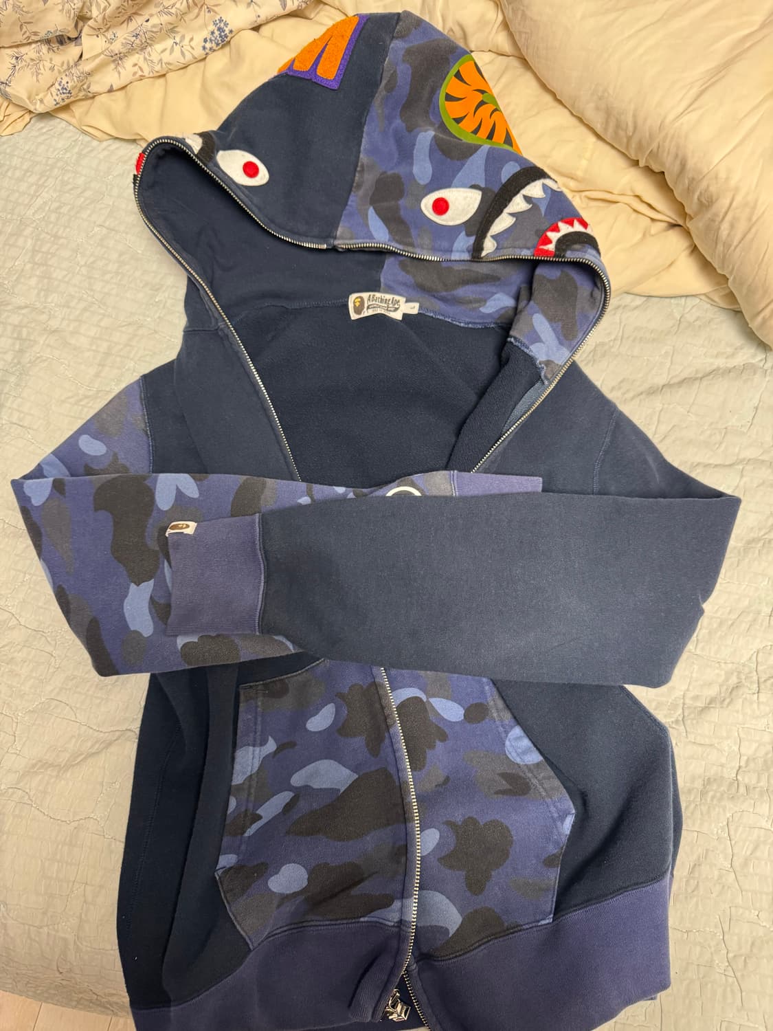 베이프 청계 반카모 후드집업 L 상품이미지1