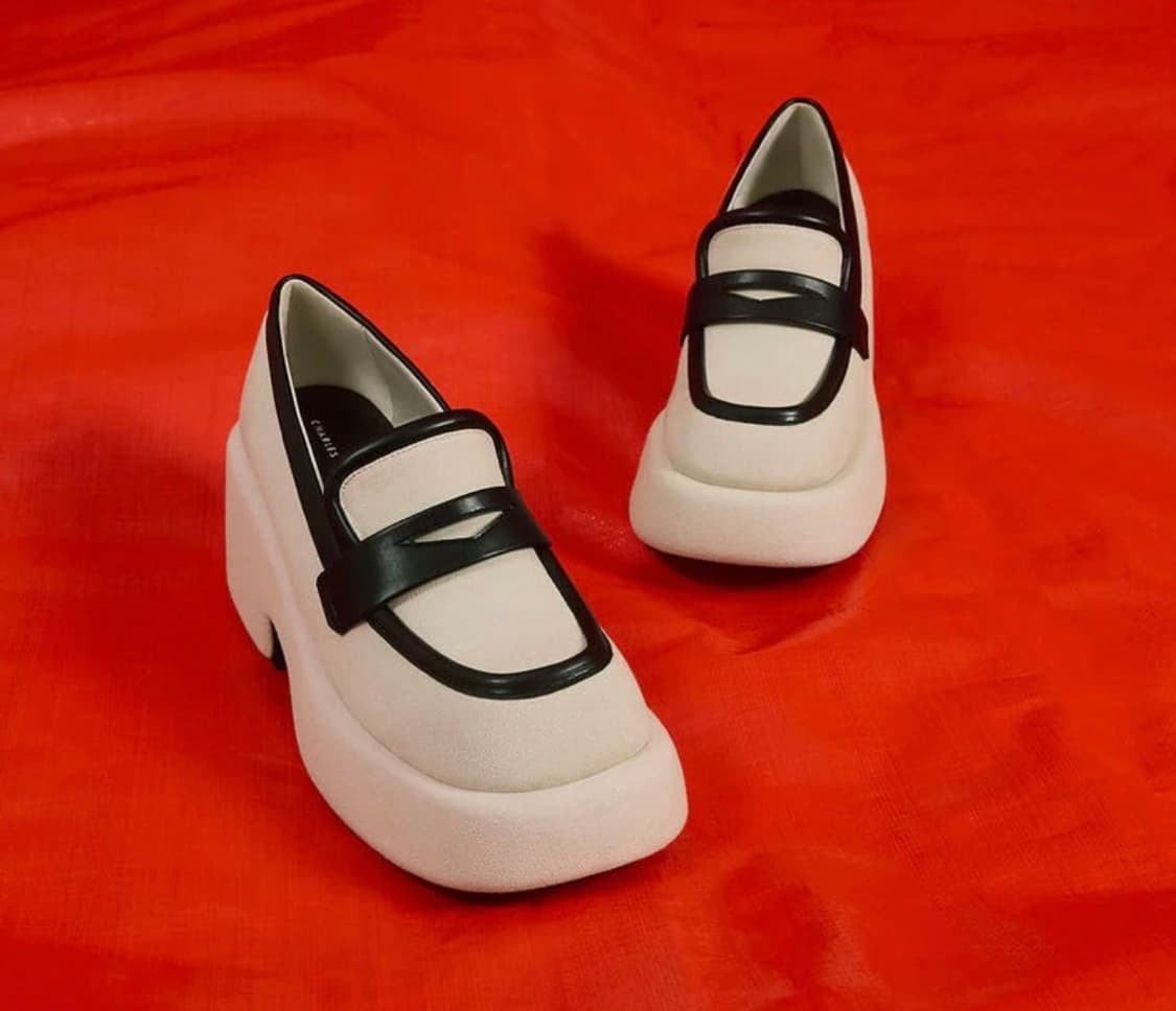 (240mm) 찰스앤키스 레니 캔버스 플랫폼 로퍼 상품이미지8